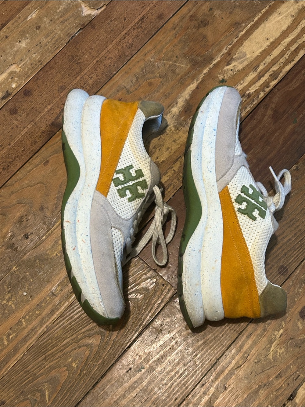 Tory Burch Good Luck Trainers Runner Sneakers Size 9.5